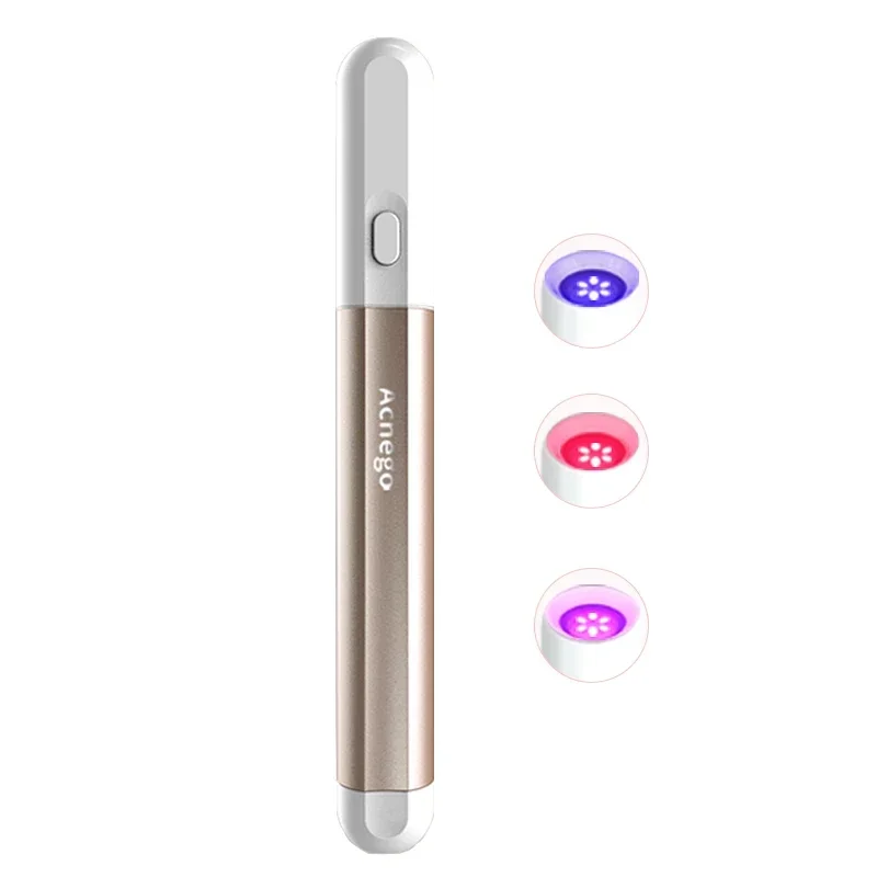 Acne Light Therapy Pen - Портативный LED-аппарат для светотерапии 2026: PDT-терапия