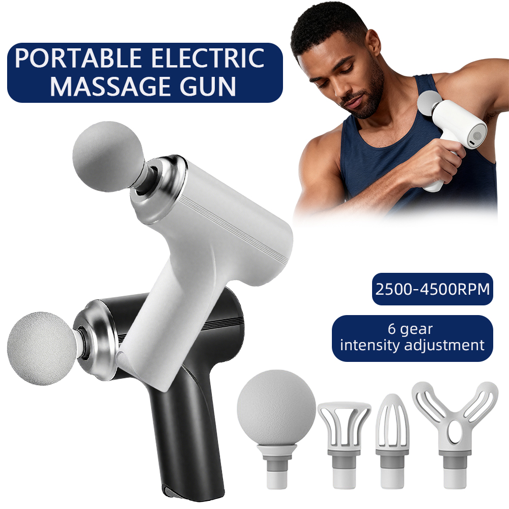 Scalp Massager Electric - Портативный мини-массажный пистолет для фасции, беспроводной