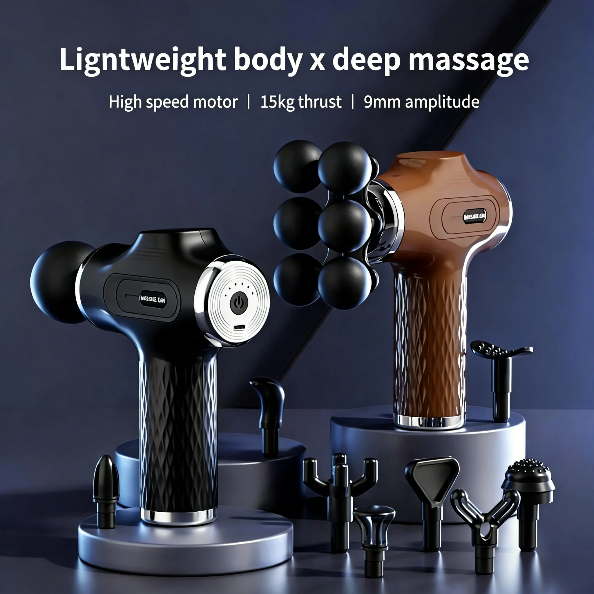 Массажный пистолет с 10 насадк – обзор и цена Scalp Massager Electric