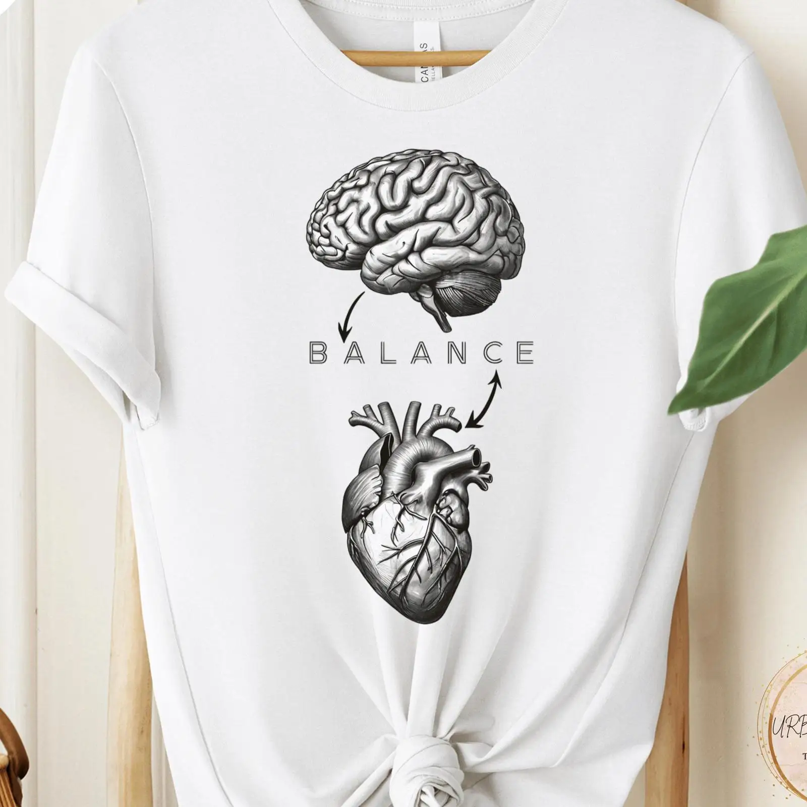 Футболка Brain Heart Balance в – обзор и цена Health Wellness Mental Health